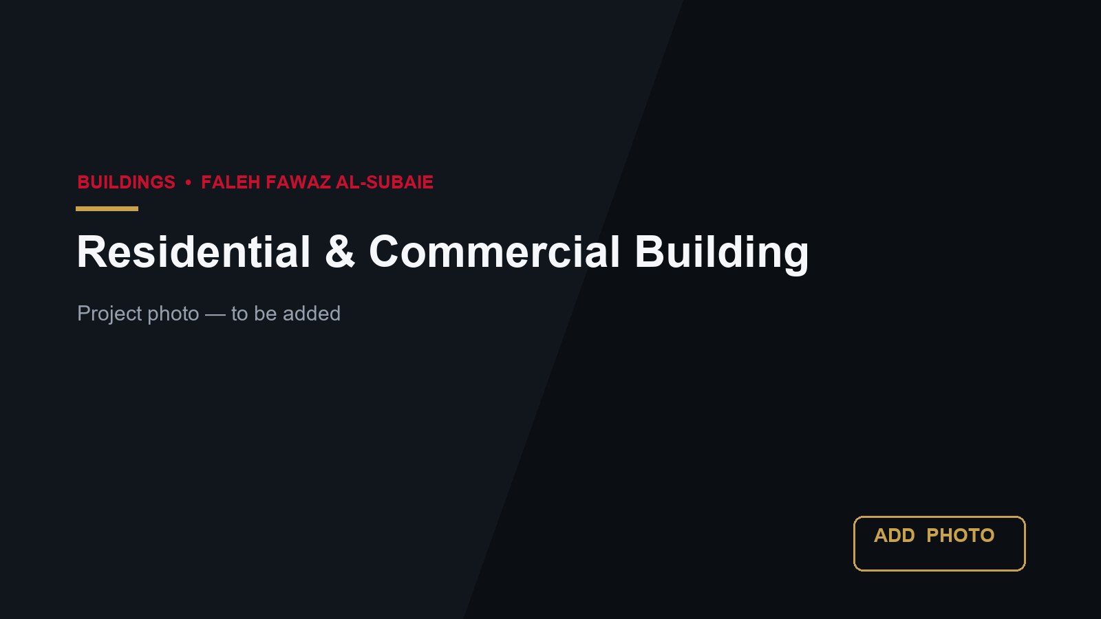Residential & Commercial Building